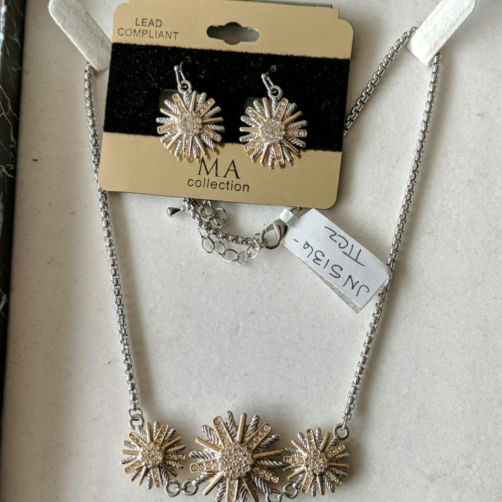 MA Collection starburst jewelry set